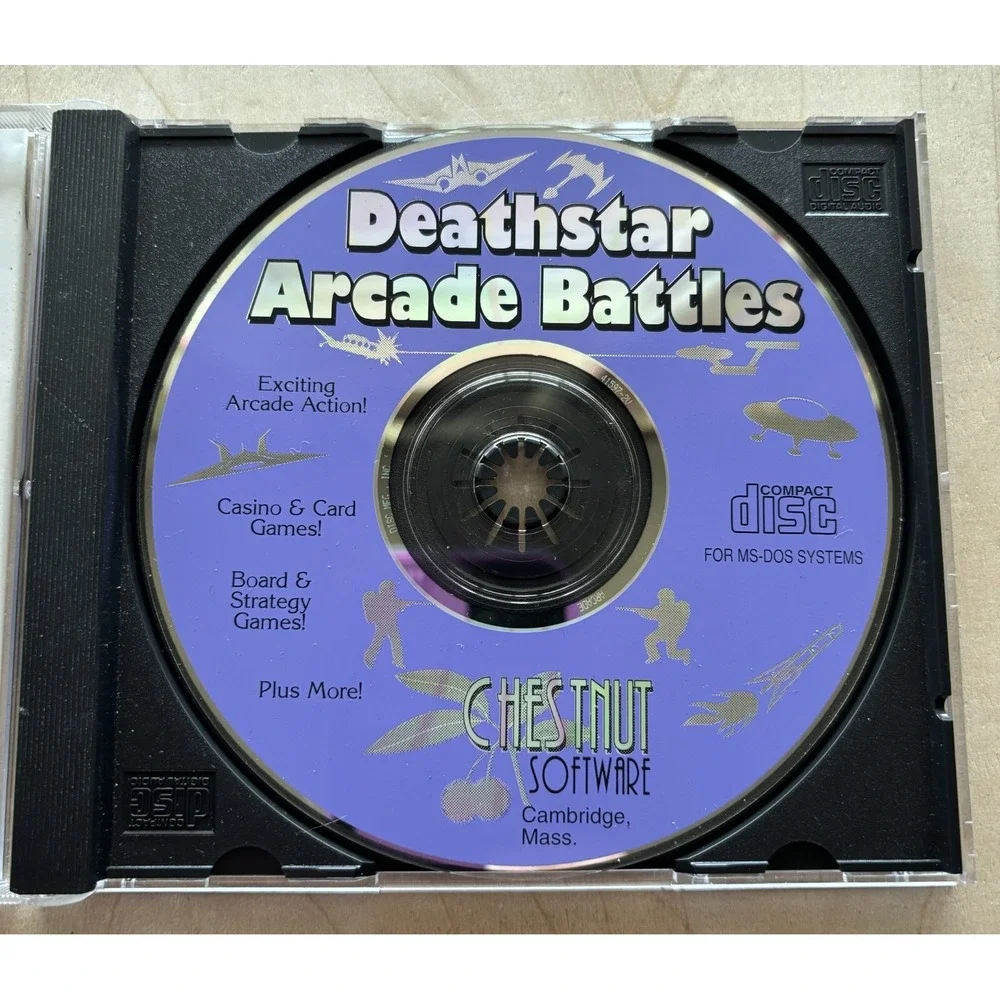 Deathstar Arcade Battles CD 1993 Chestnut Vintage CD-ROM